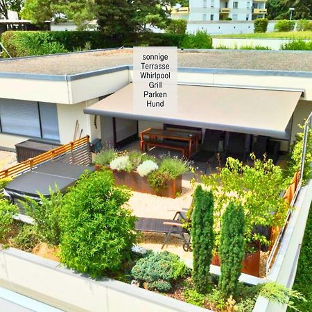 Sonnenterrasse - 3 Schlafzimmer, Whirlpool & Alpenblick - Perfekt Fuer Romantik Oder Familienurlaub Mit Kind , Hund Willkommen By Ferienwohnenamsee - Uberlingen Bagian luar foto