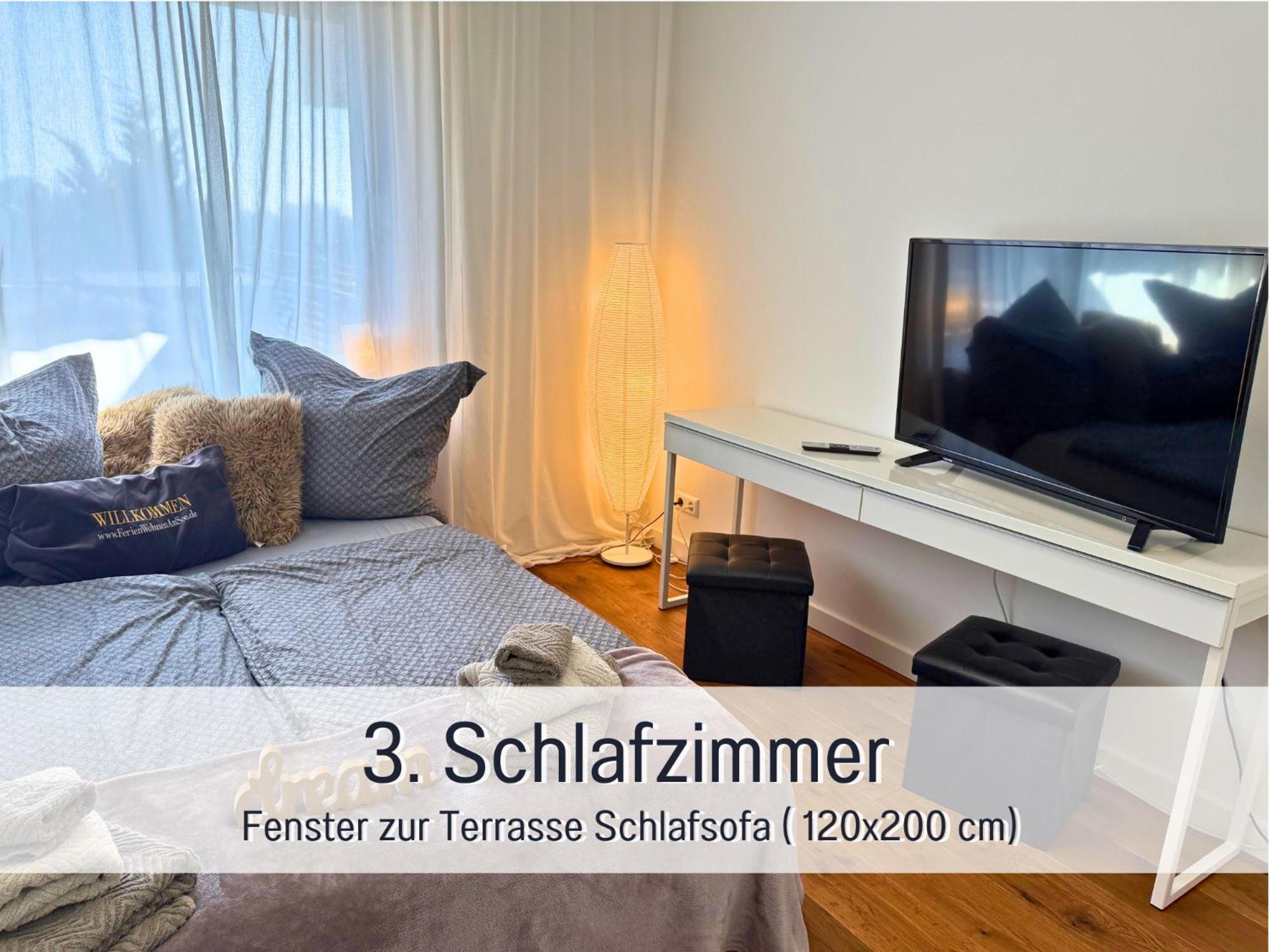 Sonnenterrasse - 3 Schlafzimmer, Whirlpool & Alpenblick - Perfekt Fuer Romantik Oder Familienurlaub Mit Kind , Hund Willkommen By Ferienwohnenamsee - Uberlingen Bagian luar foto