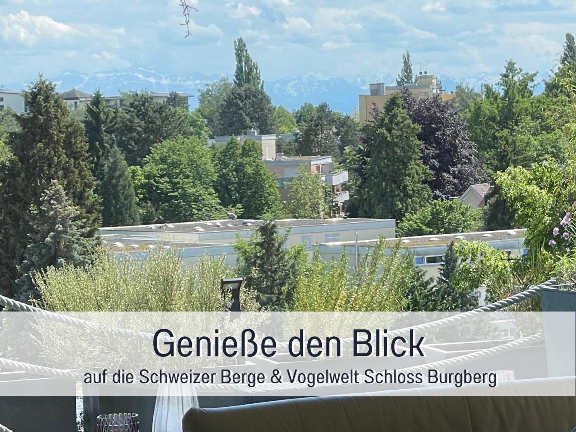 Sonnenterrasse - 3 Schlafzimmer, Whirlpool & Alpenblick - Perfekt Fuer Romantik Oder Familienurlaub Mit Kind , Hund Willkommen By Ferienwohnenamsee - Uberlingen Bagian luar foto