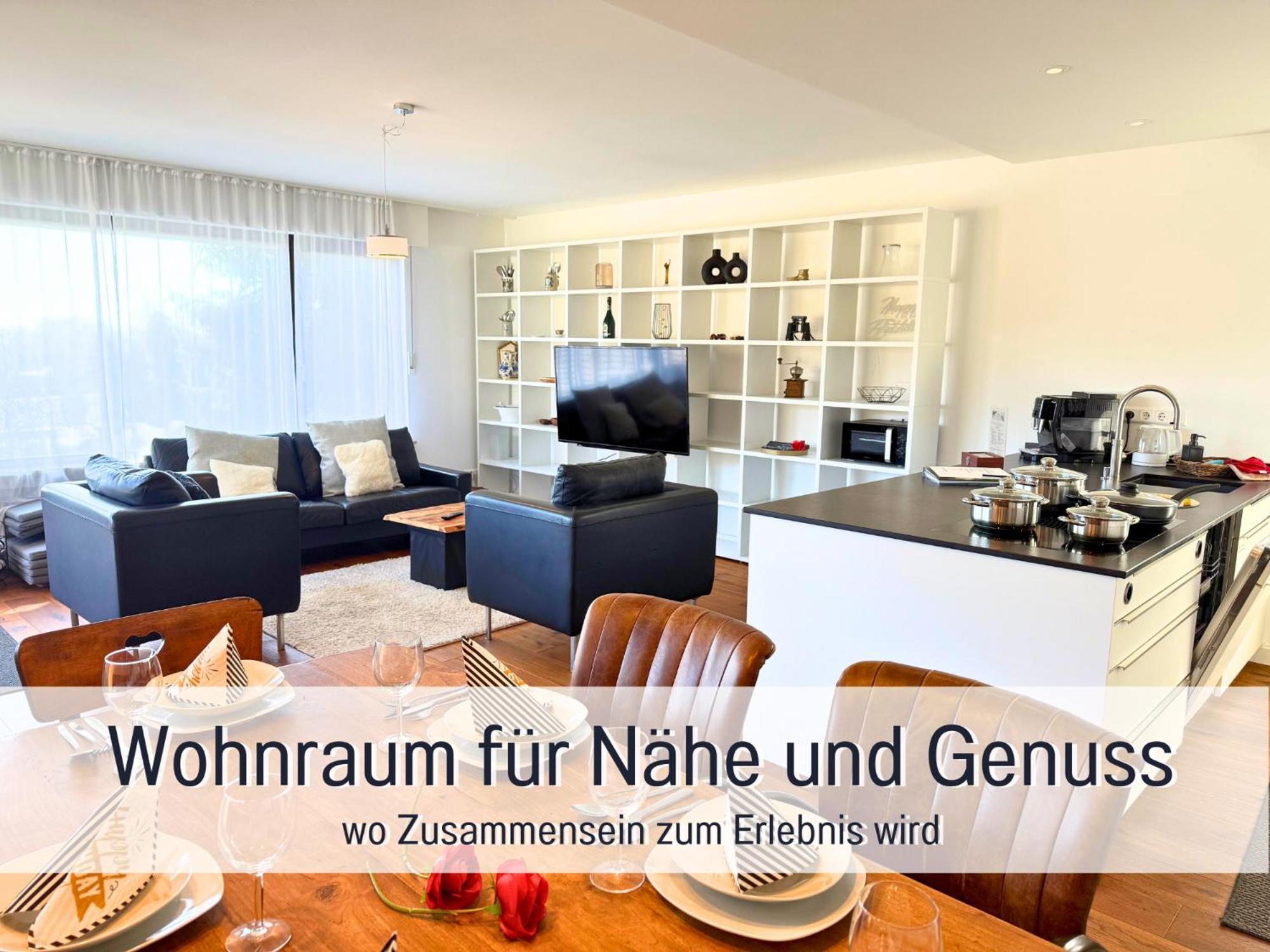 Sonnenterrasse - 3 Schlafzimmer, Whirlpool & Alpenblick - Perfekt Fuer Romantik Oder Familienurlaub Mit Kind , Hund Willkommen By Ferienwohnenamsee - Uberlingen Bagian luar foto