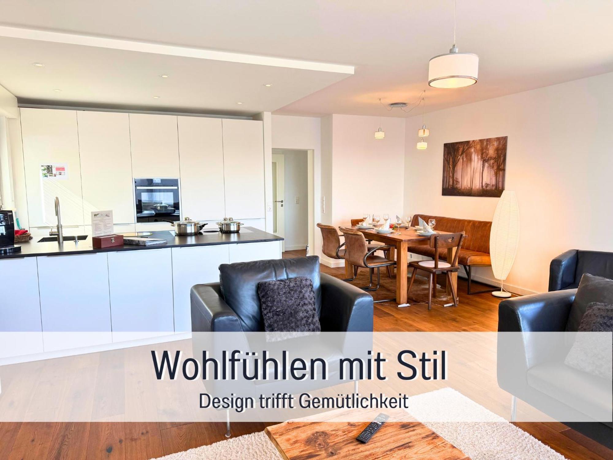 Sonnenterrasse - 3 Schlafzimmer, Whirlpool & Alpenblick - Perfekt Fuer Romantik Oder Familienurlaub Mit Kind , Hund Willkommen By Ferienwohnenamsee - Uberlingen Bagian luar foto