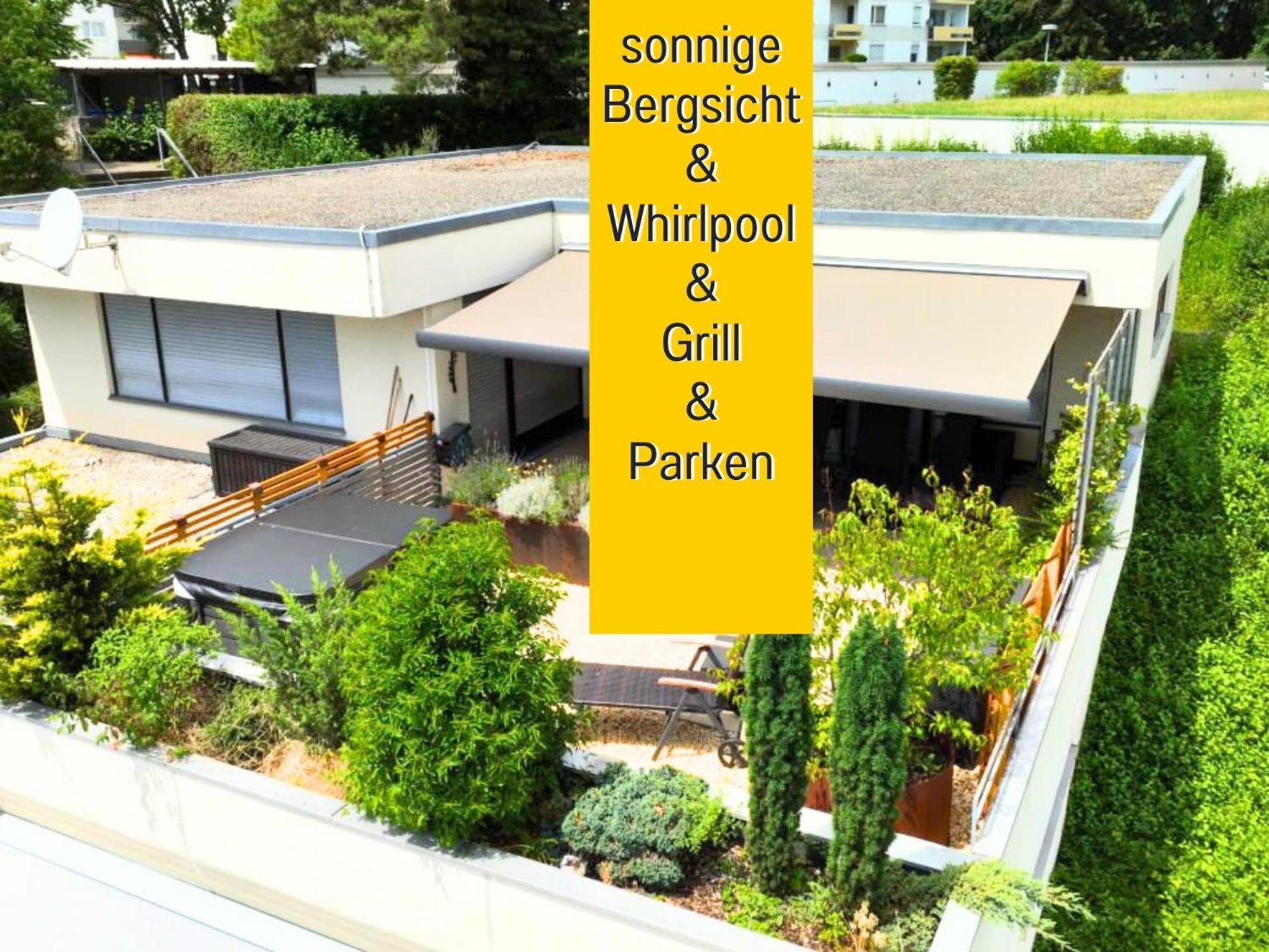 Sonnenterrasse - 3 Schlafzimmer, Whirlpool & Alpenblick - Perfekt Fuer Romantik Oder Familienurlaub Mit Kind , Hund Willkommen By Ferienwohnenamsee - Uberlingen Bagian luar foto